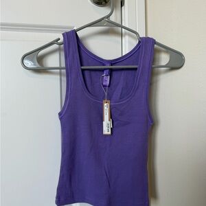 NWT Skims Cotton Ribbed Tank - Ultra Violet